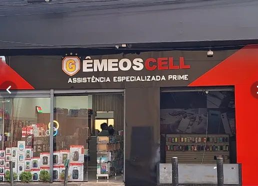 Projeto de comunicação visual produzido pela W.Art para Gêmeos Cell